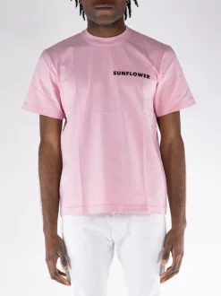 SUNFLOWER T-Shirt<T-SHIRT MASTER LOGO TEE Nero, Rosa