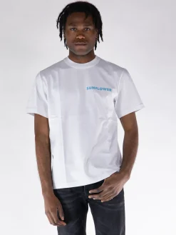 SUNFLOWER T-Shirt<T-SHIRT MASTER LOGO TEE Azzurro, Bianco