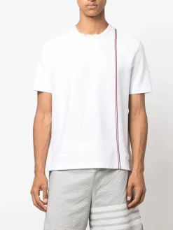 THOM BROWNE T-Shirt<T-SHIRT MEDIUM WEIGHT Bianco