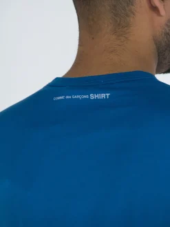 COMME DES GARCONS SHIRT T-Shirt<T-SHIRT MENS Blu