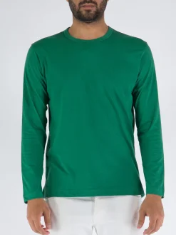 COMME DES GARCONS SHIRT T-Shirt<T-SHIRT MENS MANICHE LUNGHE Verde