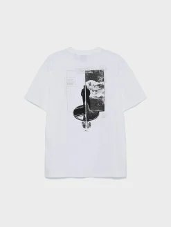 DAILY PAPER T-Shirt<T-SHIRT MIRROR Bianco, Nero