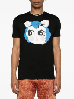 VIVIENNE WESTWOOD. T-Shirt<T-SHIRT MOLLY CLASSIC Azzurro, Bianco, Nero