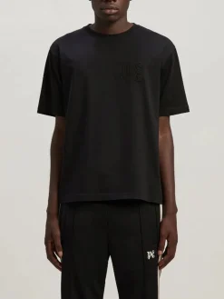 PALM ANGELS T-Shirt<T-SHIRT MONOGRAM Nero