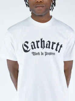 CARHARTT WIP T-Shirt<T-SHIRT ONYX Bianco, Nero