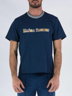 WALES BONNER T-Shirt<T-SHIRT ORIGINAL TEE Blu