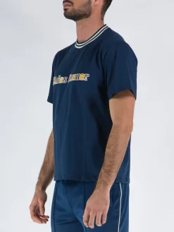 WALES BONNER T-Shirt<T-SHIRT ORIGINAL TEE Blu