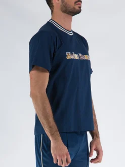 WALES BONNER T-Shirt<T-SHIRT ORIGINAL TEE Blu