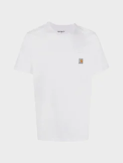 CARHARTT WIP T-Shirt<T-SHIRT POCKET Bianco