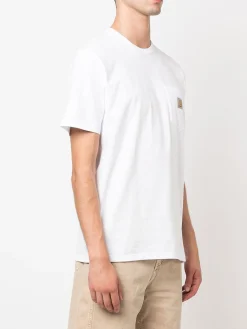 CARHARTT WIP T-Shirt<T-SHIRT POCKET Bianco