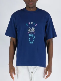 DROLE DE MONSIEUR T-Shirt<T-SHIRT POT DE FLEURS Blu
