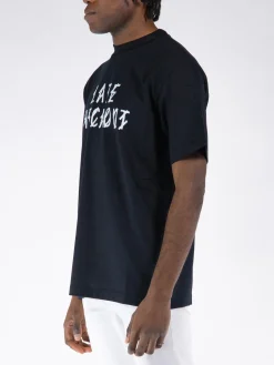 44 LABEL GROUP T-Shirt<T-SHIRT ROOM 44 Bianco, Nero