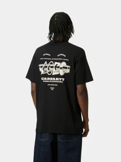 CARHARTT WIP T-Shirt<T-SHIRT RUNAWAY Bianco, Nero