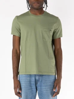 FAY T-Shirt<T-SHIRT SHORTSLEEVE BASIC ESSENTIAL Verde