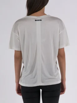 TOM FORD T-Shirt<T-SHIRT SILK JERSEY Bianco, Nero