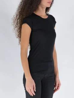 TOM FORD T-Shirt<T-SHIRT SILK JERSEY FITTED Nero