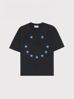 ETUDES T-Shirt<T-SHIRT SPIRIT SMILE Azzurro, Nero