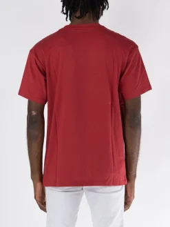 CARHARTT WIP T-Shirt<T-SHIRT S/S AMOUR POCKET Bianco, Rosso