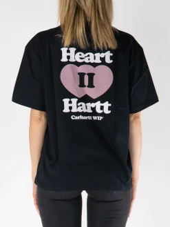 T-Shirt<T-SHIRT S/S HEART II HARTT Bianco, Nero