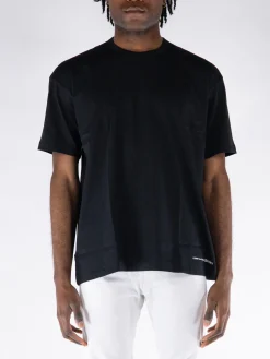 COMME DES GARCONS SHIRT T-Shirt<T-SHIRT S/S OVERSIZE CON LOGO Bianco, Nero