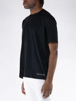 COMME DES GARCONS SHIRT T-Shirt<T-SHIRT S/S OVERSIZE CON LOGO Bianco, Nero