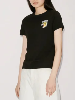 KENZO T-Shirt<T-SHIRT TIGER VARSITY Bianco, Giallo, Nero
