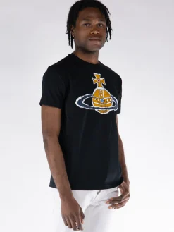 VIVIENNE WESTWOOD. T-Shirt<T-SHIRT TIME MACHINE CLASSIC Blu, Giallo, Nero, Rosso