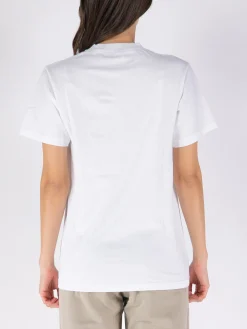 SPORTY&RICH T-Shirt<T-SHIRT VARSITY CREST Bianco