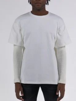 MEMBERS OF THE RAGE T-Shirt<T-SHIRT WAFFLE Bianco