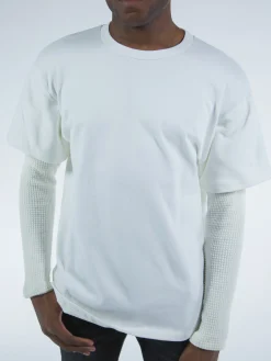MEMBERS OF THE RAGE T-Shirt<T-SHIRT WAFFLE Bianco